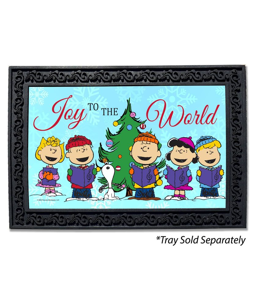 PEANUTS Group Carolers Doormat