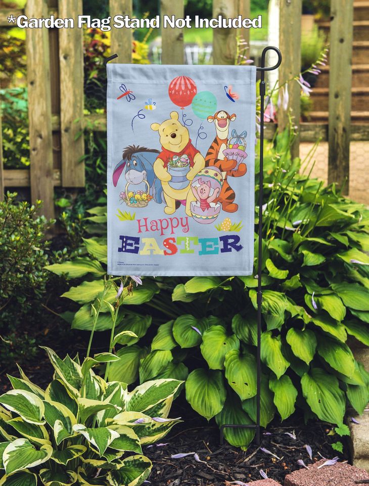 Disney, Winnie the Pooh Happy Easter Garden Flag