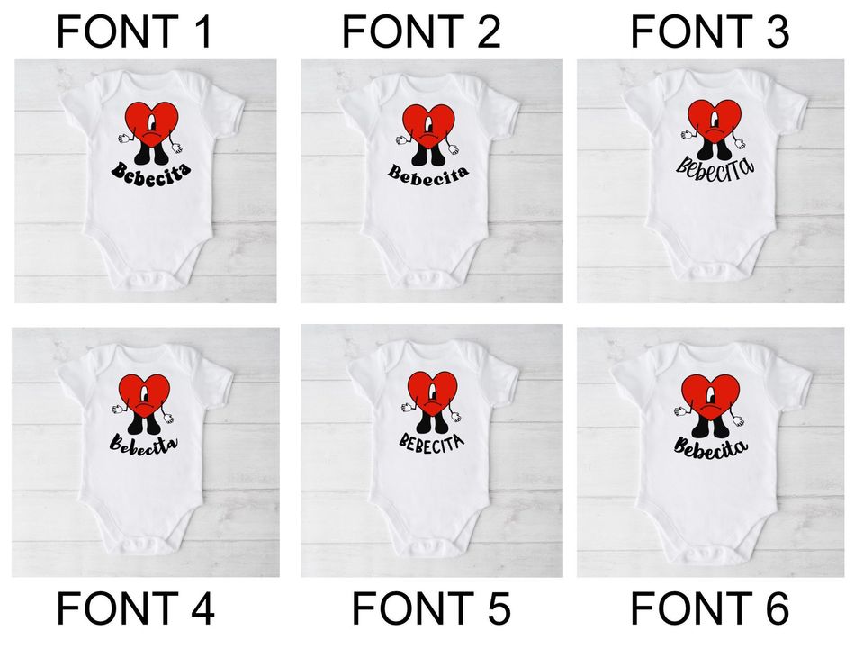 Bad Bunny Baby Onesies