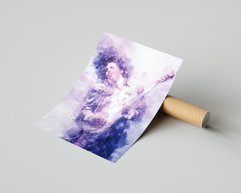 Prince Rogers Nelson Art - Rock Music Wall Design