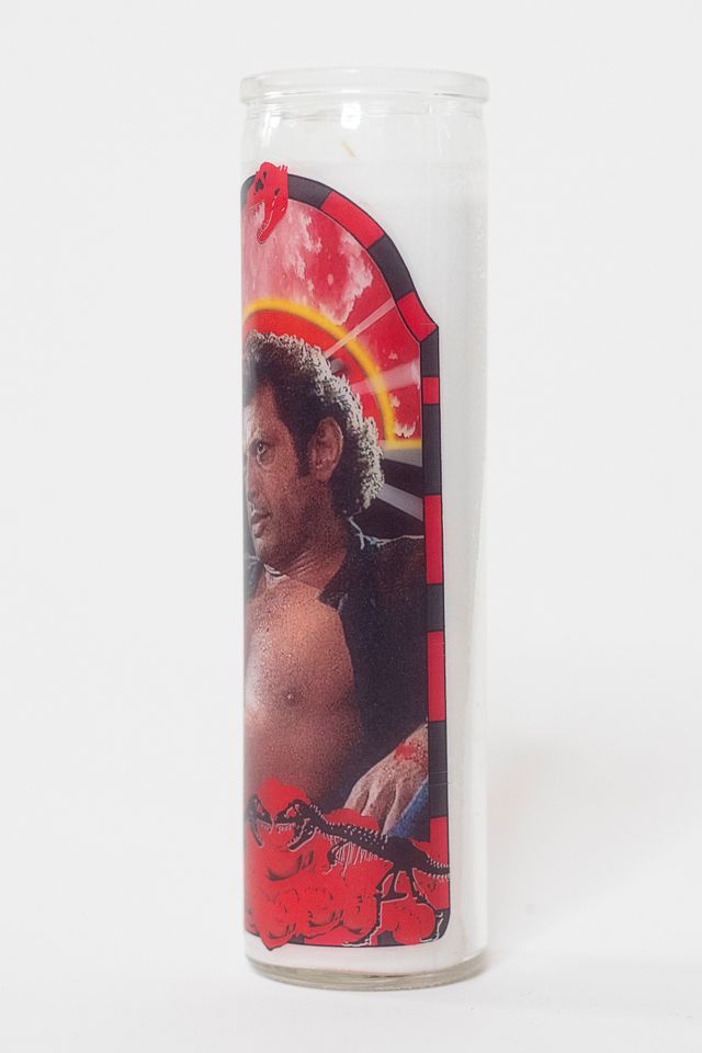 Jeff Goldblum Prayer Candle Dinosaur Lover Movie Fan