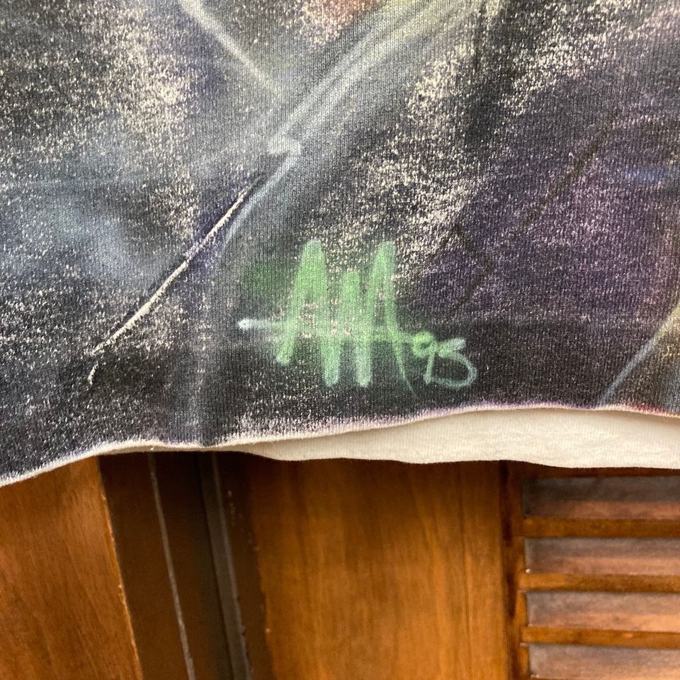 Vintage 1990s Dated 1995 Predator Movie Artwork