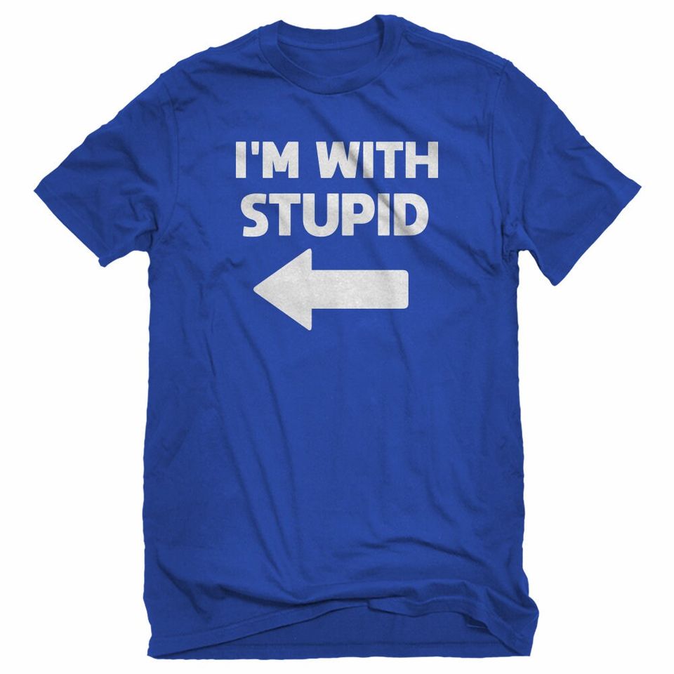 I'm With Stupid Left Unisex T-shirt