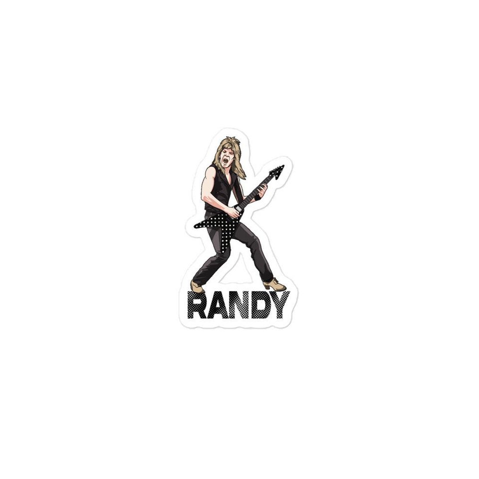 Randy Rhoads Ozzy Osborne Heavy Metal stickers