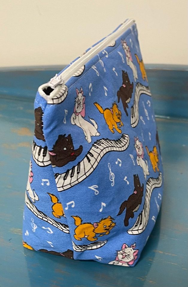 Aristocats cosmetic purse, Disney inspired bag