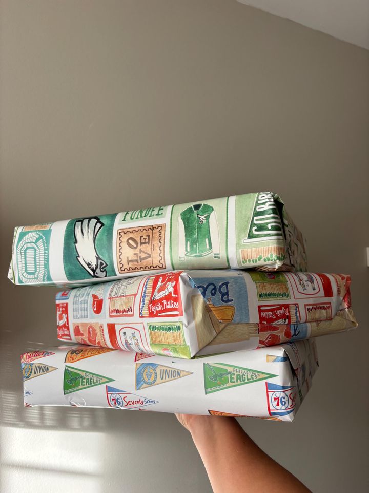 Phillies Matchbox Wrapping Paper