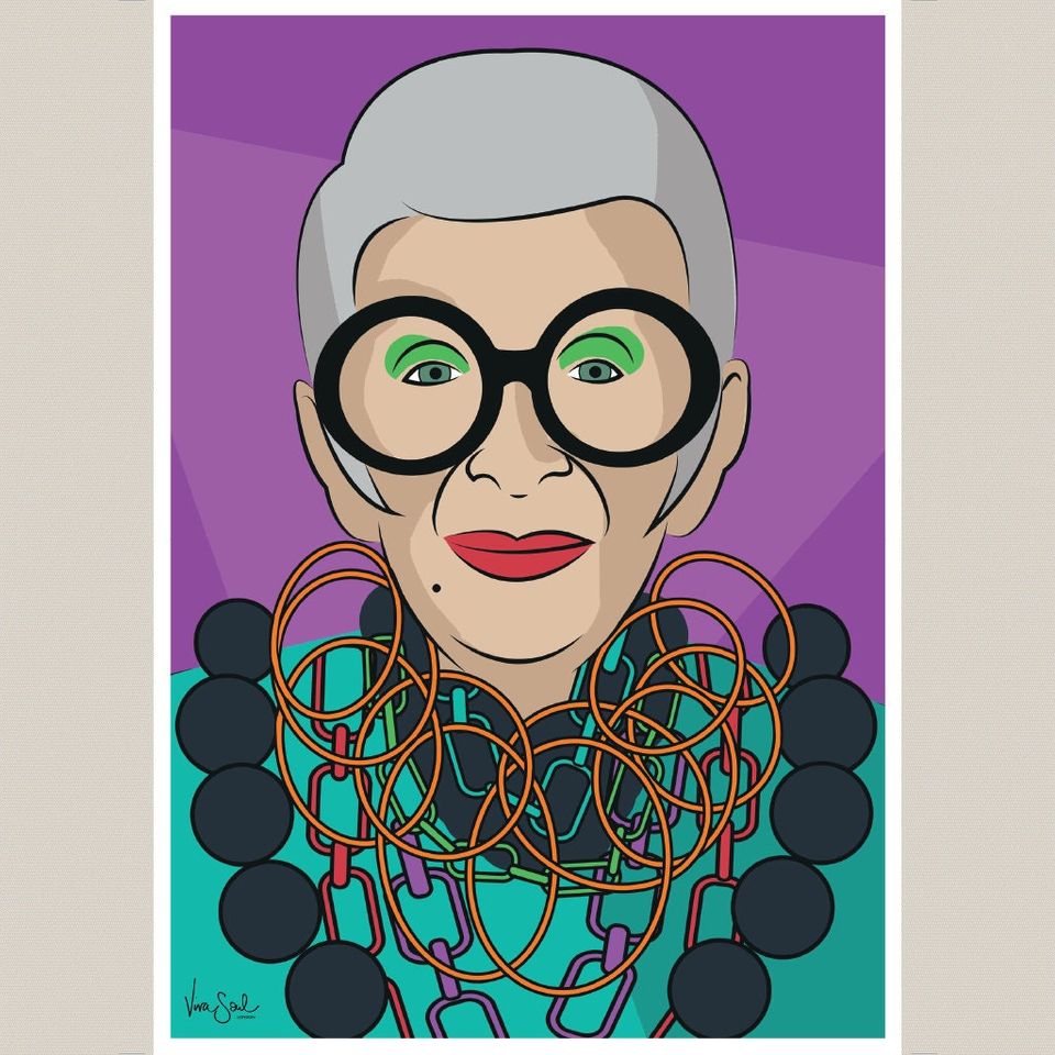 Iris Apfel Premium Matte Vertical Posters
