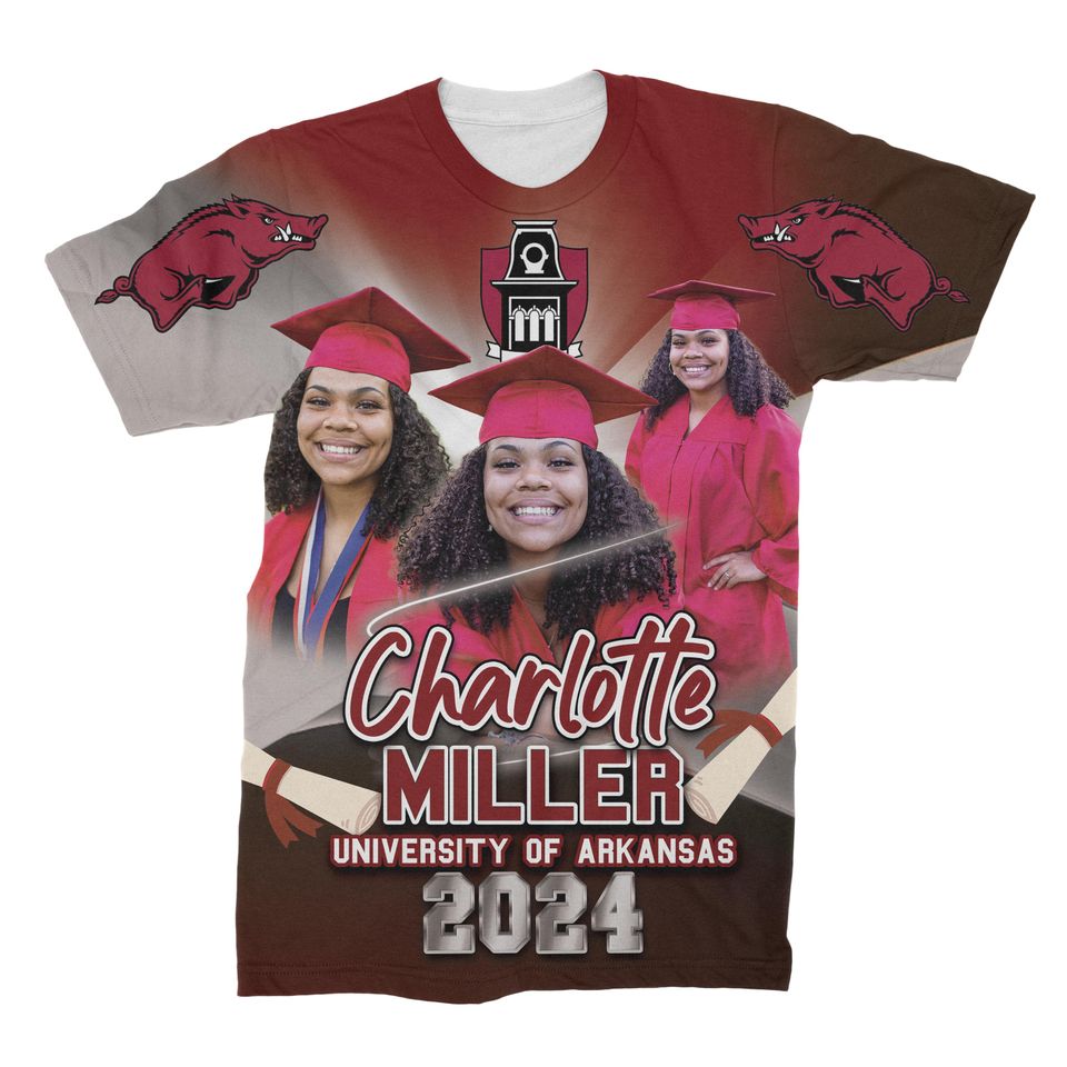 Personalized All Over Print Graduation T-Shirt