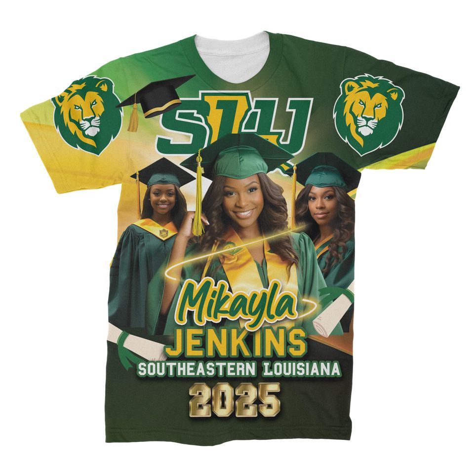 Personalized All Over Print Graduation T-Shirt