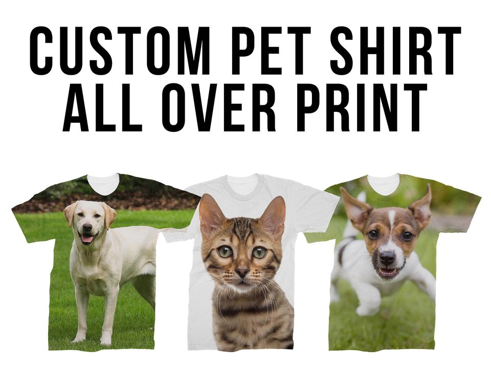 Custom Pet All Over Print T-Shirt