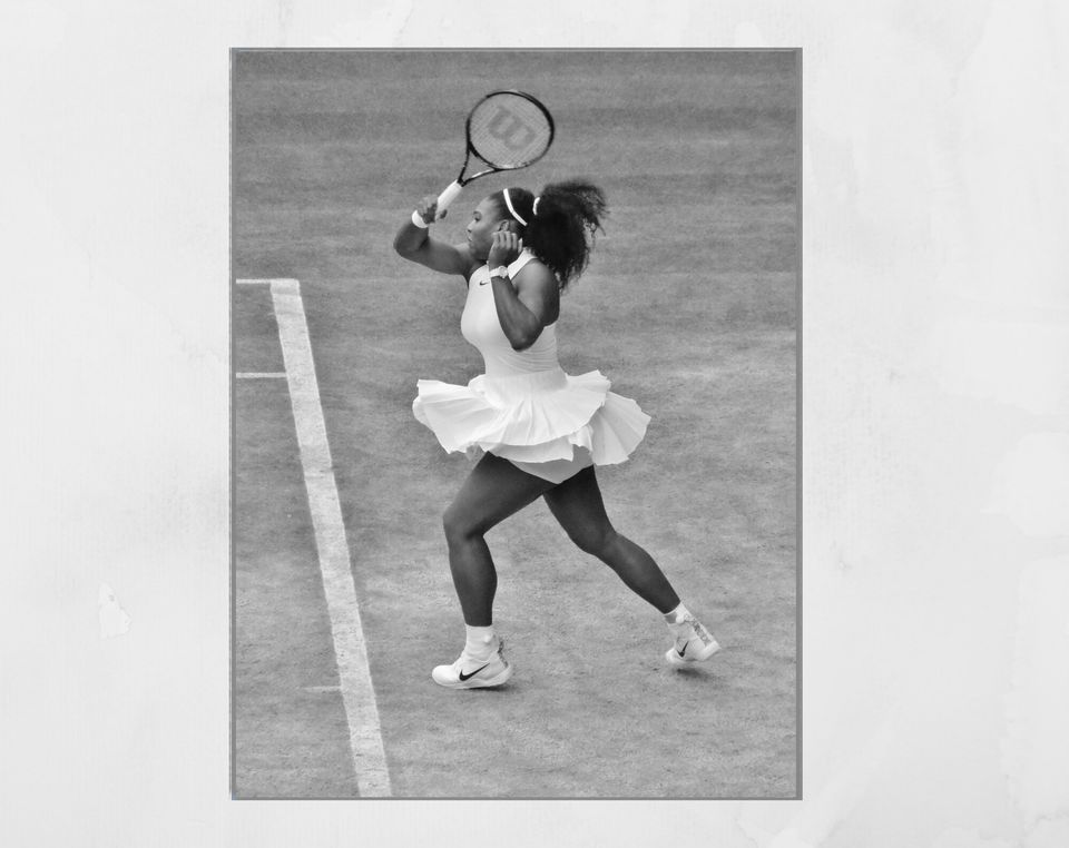 Serena Williams Wimbledon Tennis Poster