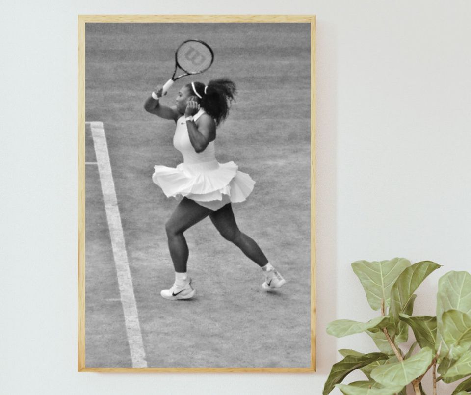 Serena Williams Wimbledon Tennis Poster