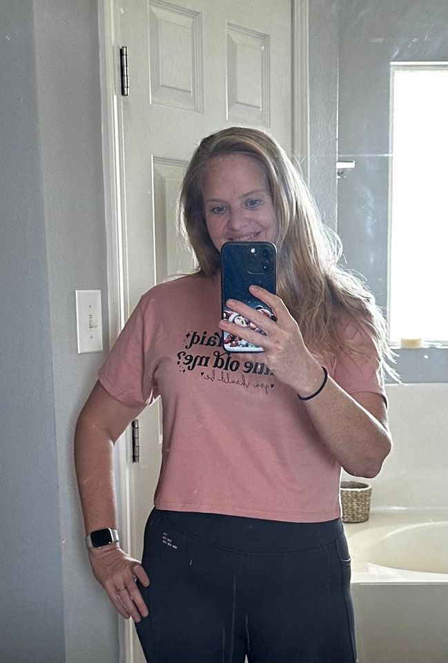 whos afraid of little old me crop top