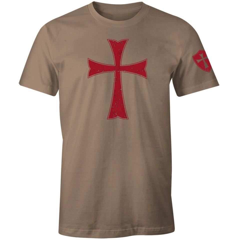 Knights Templar Crusader Cross Men's T-Shirt