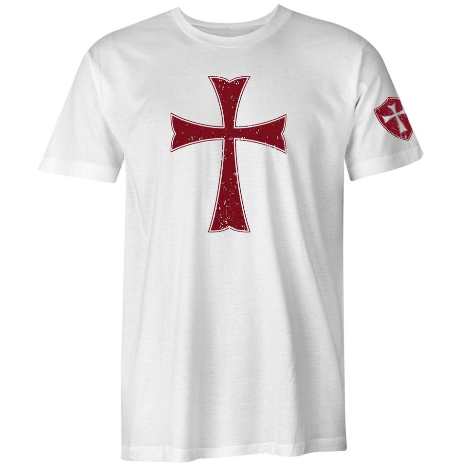 Knights Templar Crusader Cross Men's T-Shirt