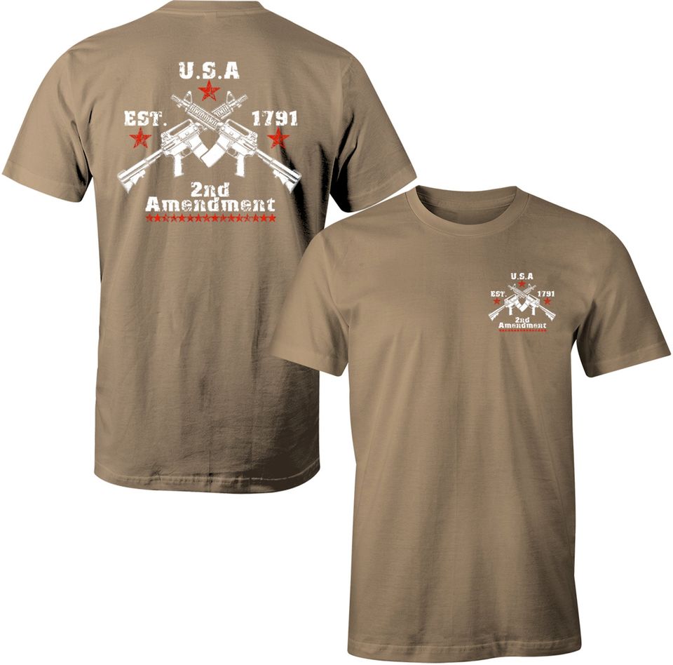 2nd Amendment Gun Rights Established 1791 Men's T-Shirt