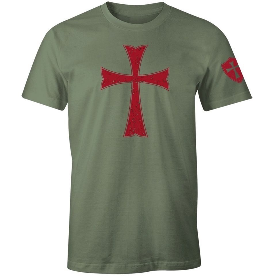 Knights Templar Crusader Cross Men's T-Shirt