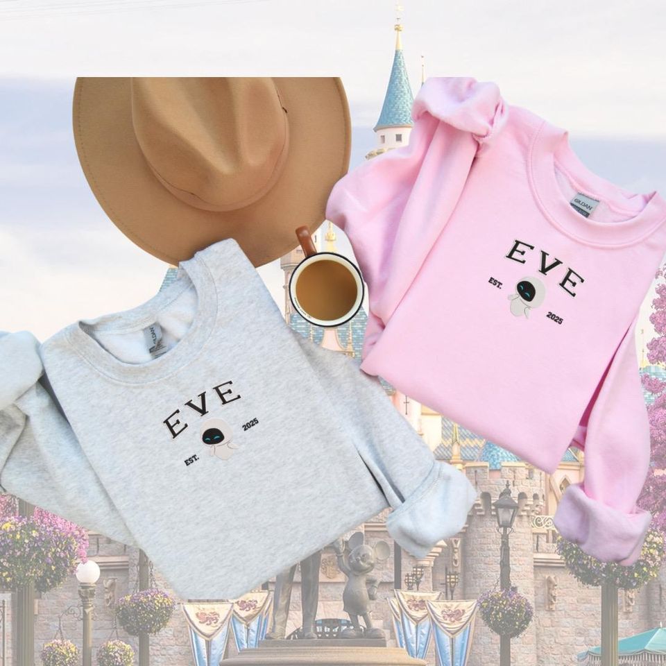 Eve Embroidered Crewneck Sweater (Couple)