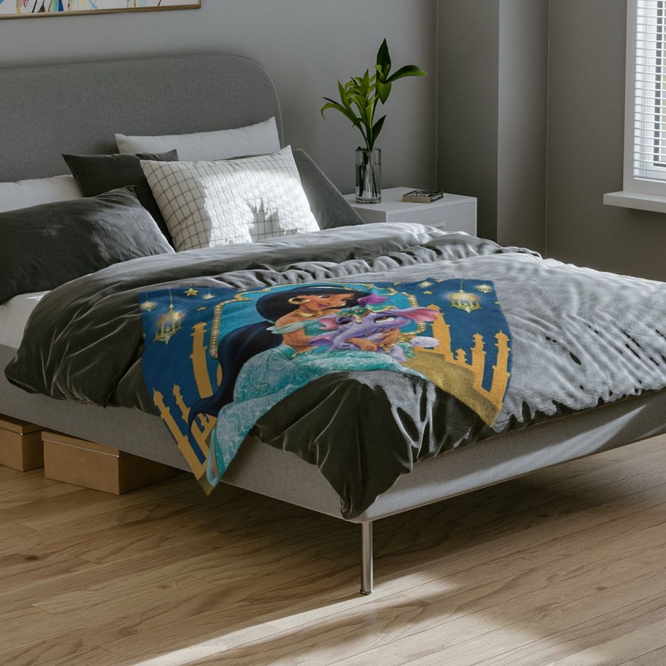 Princess Jasmine Fleece Blanket