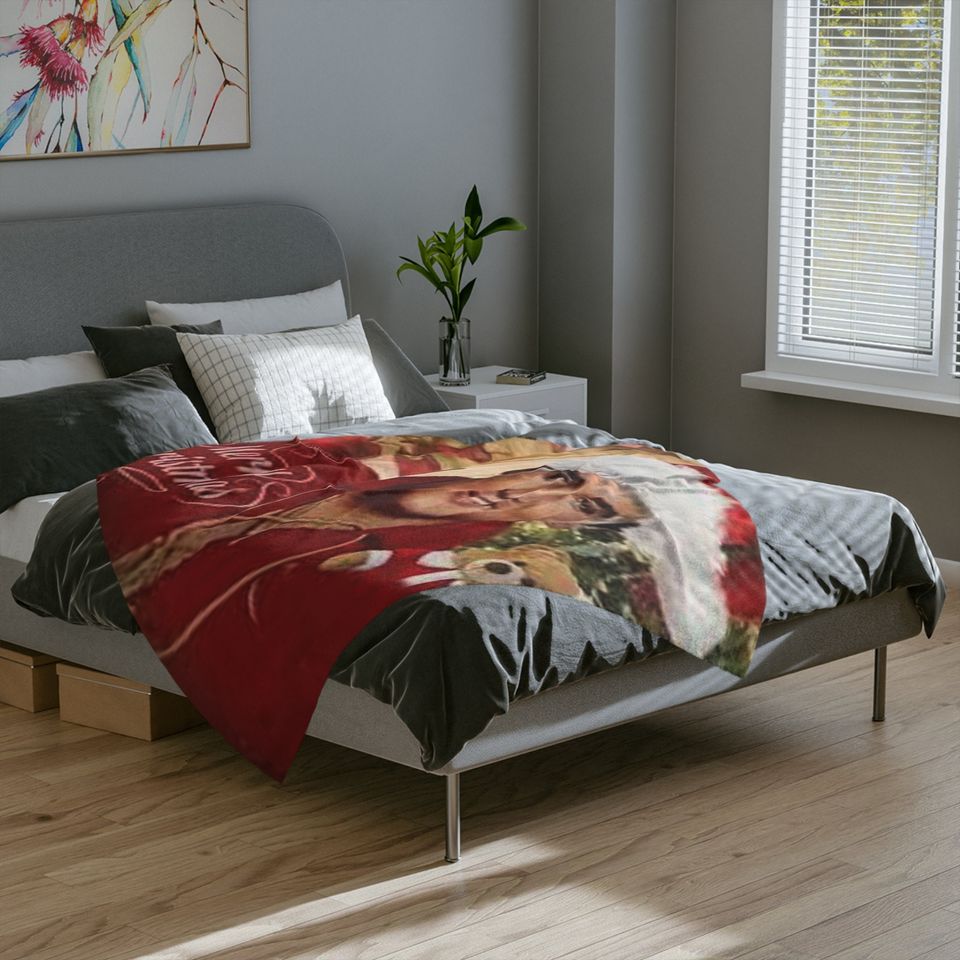 Elvis Presley Fleece Blanket Christmas