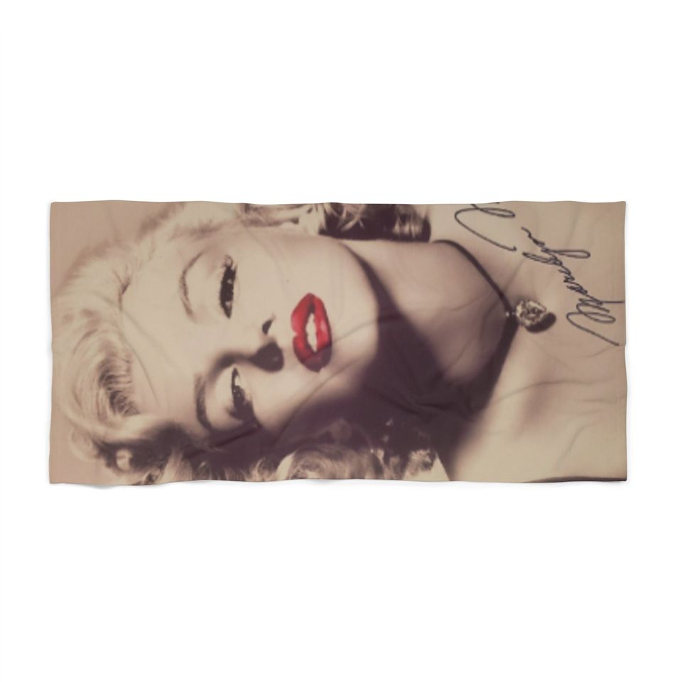Marilyn Monroe Beach Towel, Marilyn Monroe Merch