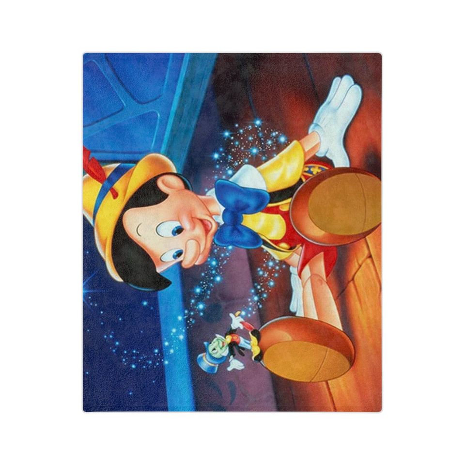 Pinocchio Fleece Blanket
