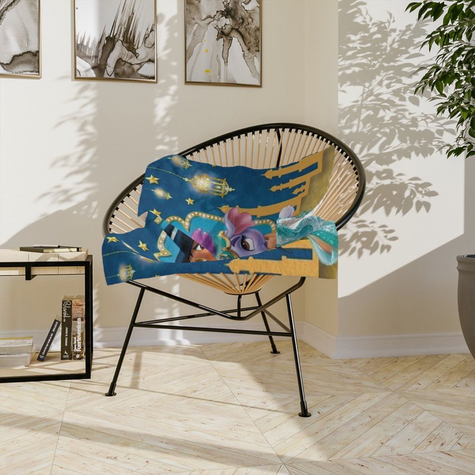 Princess Jasmine Fleece Blanket