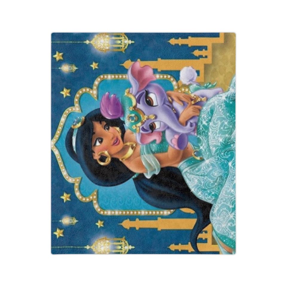 Princess Jasmine Fleece Blanket