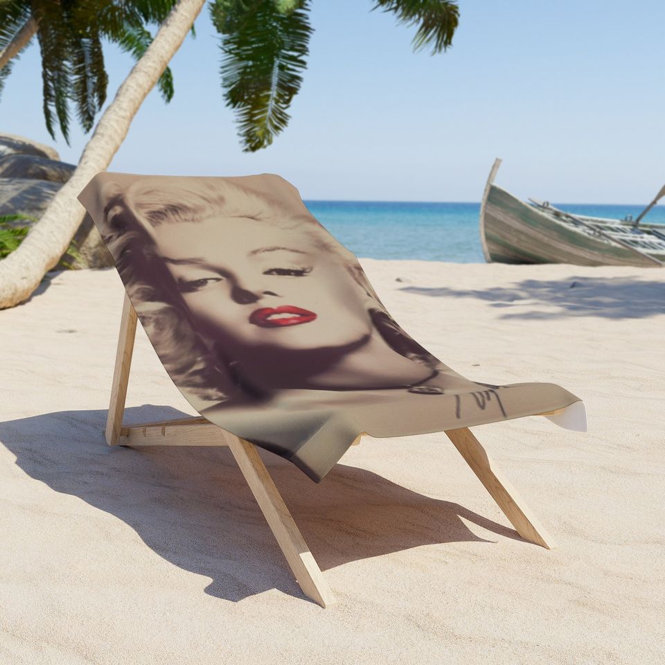 Marilyn Monroe Beach Towel, Marilyn Monroe Merch