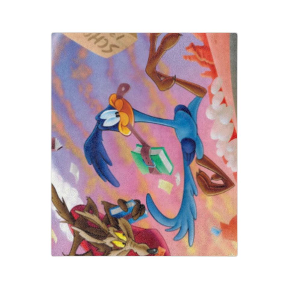 Road Runner and Coyote Fleece Blanket