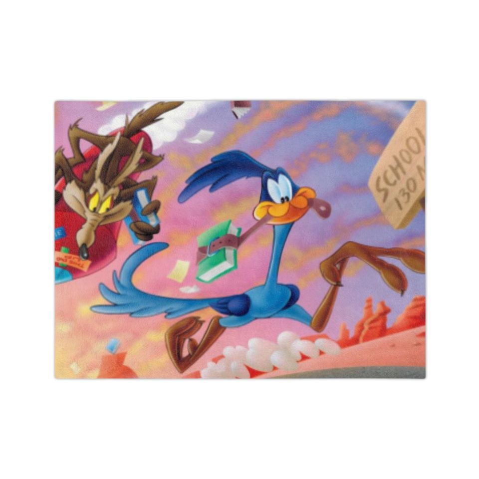 Road Runner and Coyote Fleece Blanket