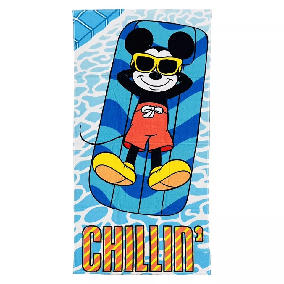 Personalized Disney's Mickey Mouse Beach Towel - Personalized- Monogrammed- Custom Made To Order