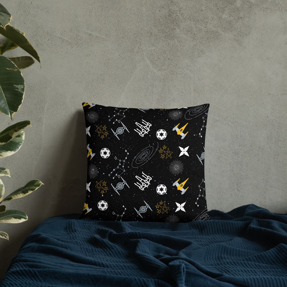 Star space wars Throw Pillow | space Home Decor | boys Space bedding