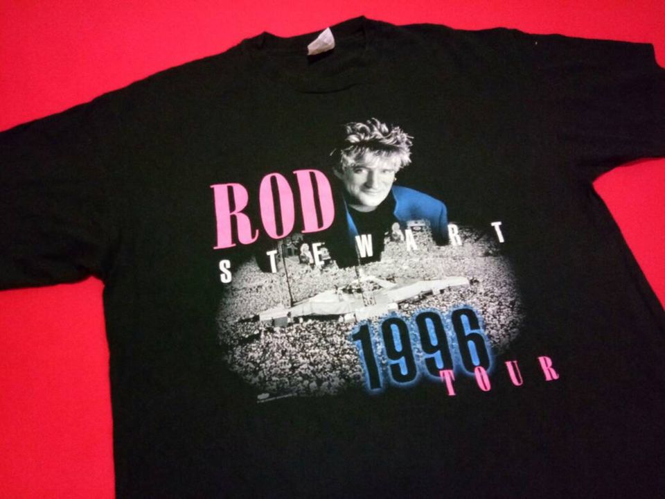 Vintage ROD STEWART British Pop Rock Singer Tour In The Round 90's Music Concert