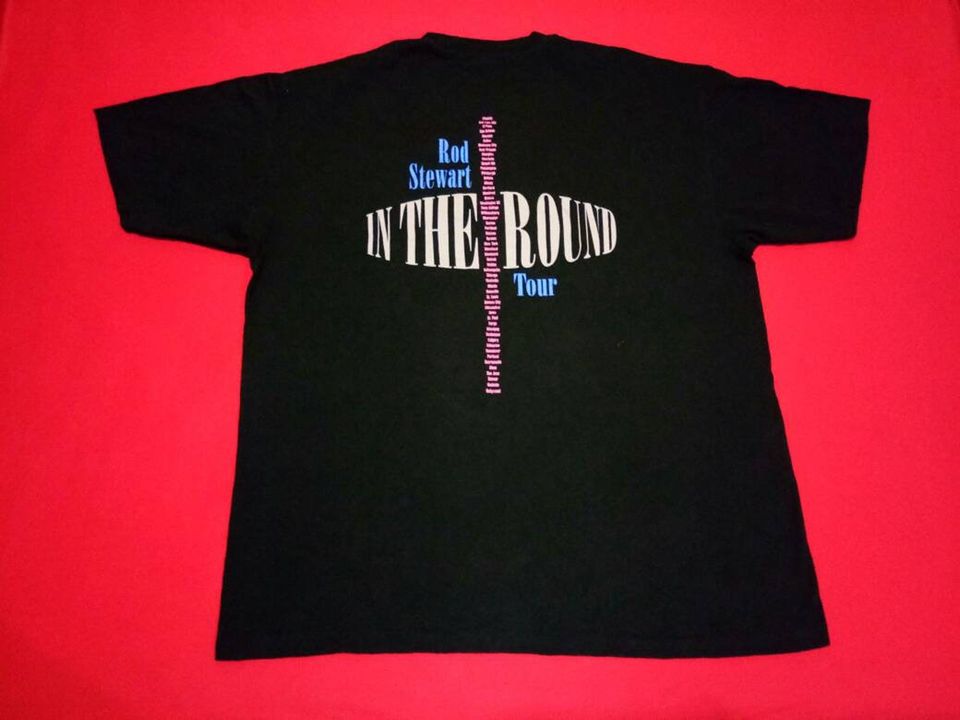 Vintage ROD STEWART British Pop Rock Singer Tour In The Round 90's Music Concert