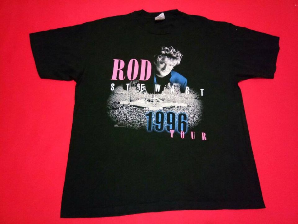 Vintage ROD STEWART British Pop Rock Singer Tour In The Round 90's Music Concert