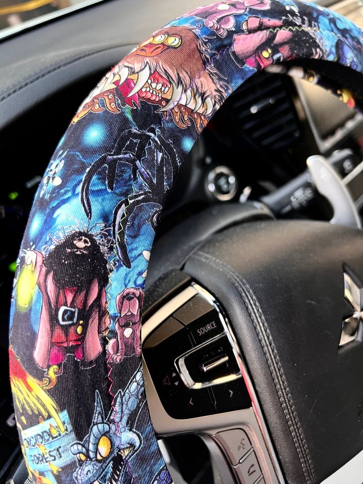 Wizard inspired Steering Wheel cover