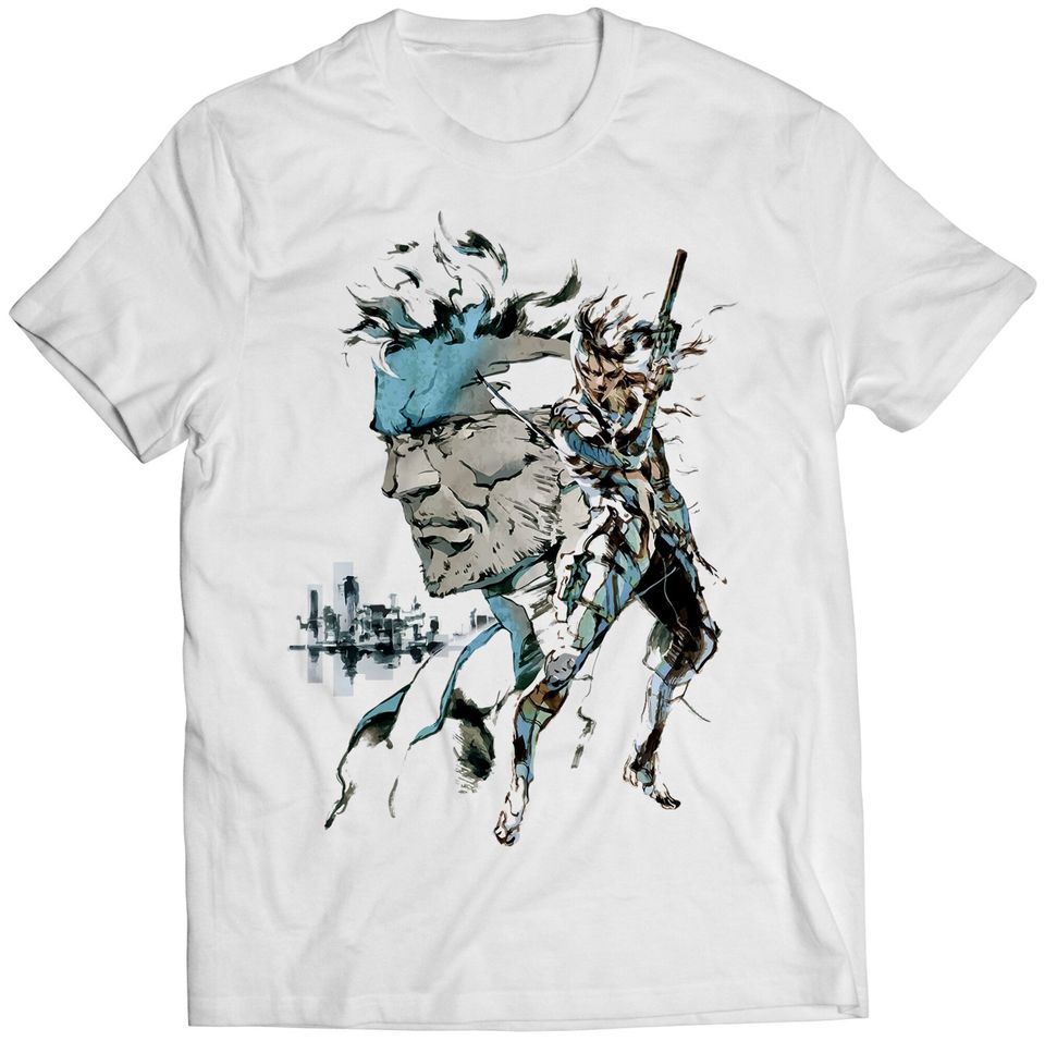 Snake & Raiden Metal Gear Solid Sons Of Liberty Unisex T-shirt