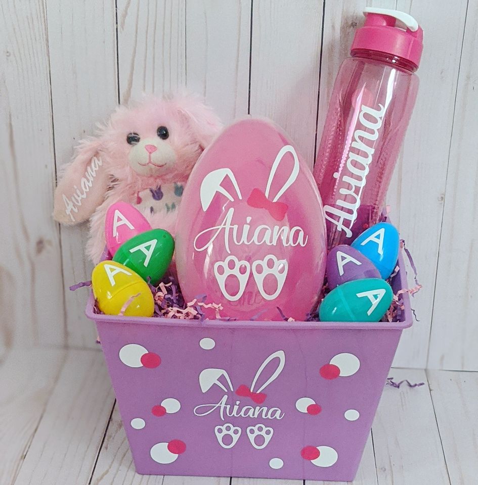 Personalized Jumbo Easter Egg  Fillable Plastic Easter Gift