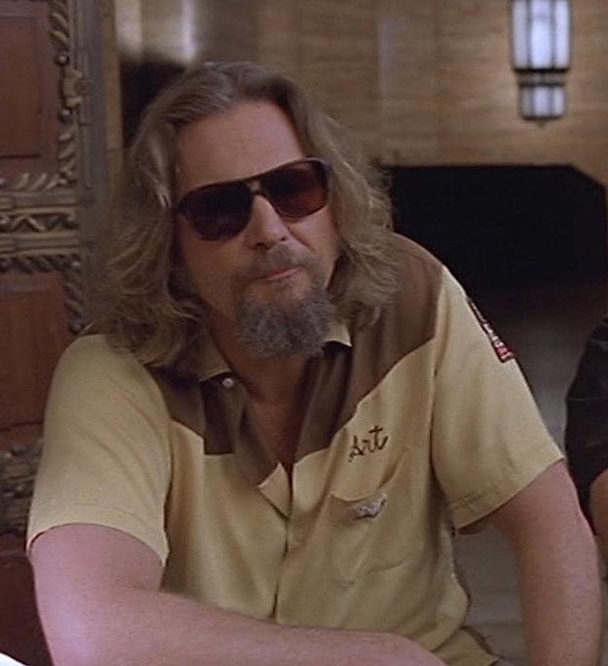 The Dude's 'The Big Lebowski' Button-Down Bowling Shirt