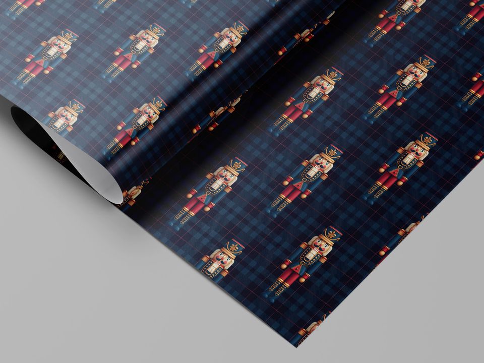 Nutcracker Christmas Wrapping paper roll