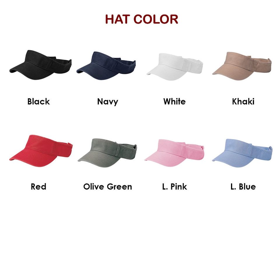 PAPA embroidered Visor Summer Cap