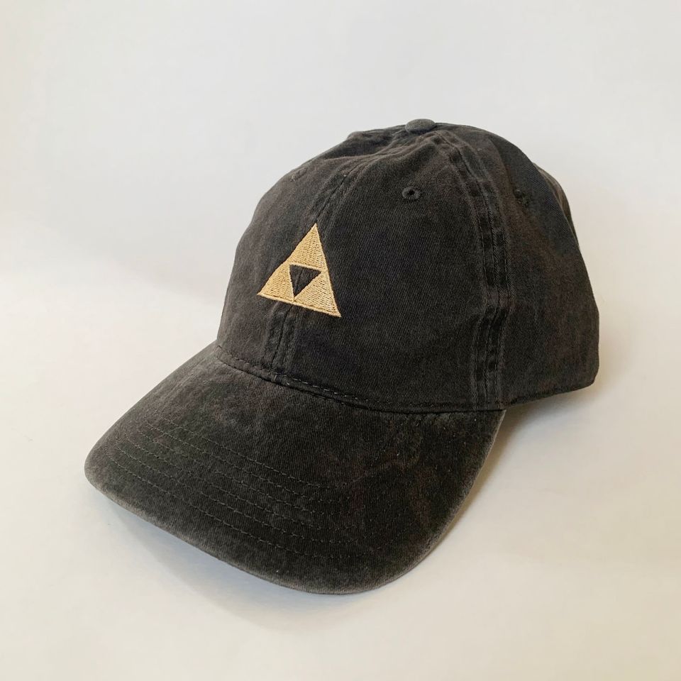 Zelda Triforce Design Cap Dad Cap Halloween Costumes Embroidered Hat