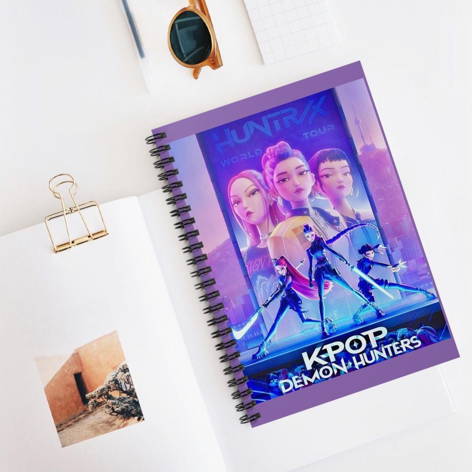 K-Pop Demon Hunters Spiral Notebook | Ruled Journal