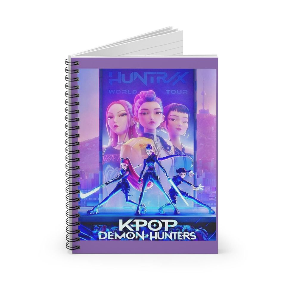 K-Pop Demon Hunters Spiral Notebook | Ruled Journal