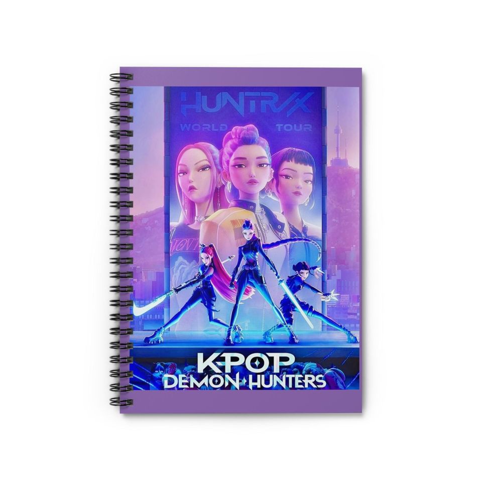 K-Pop Demon Hunters Spiral Notebook | Ruled Journal