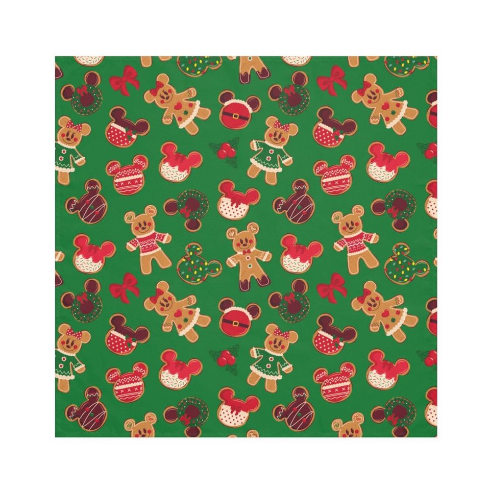 Cute Disney Mickey Gingerbread Cookies Napkins