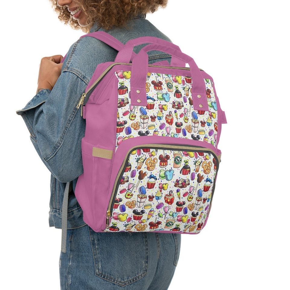 Disney Park Snacks Diaper Backpack | Cartoon Backpack | Go to School Gift