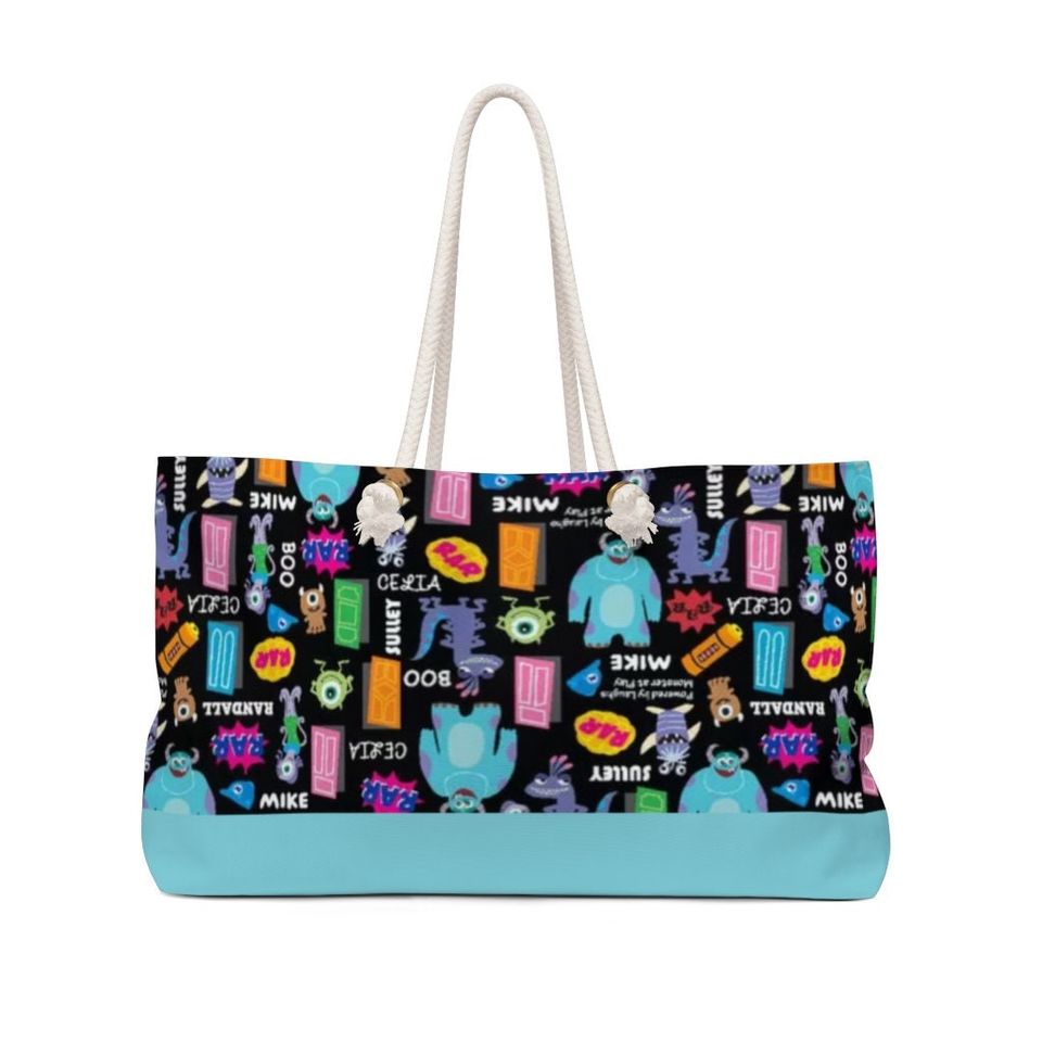 Disney Monsters Inc Weekender Bag, Disney Vacation Bag, Mike Wazowski Bag