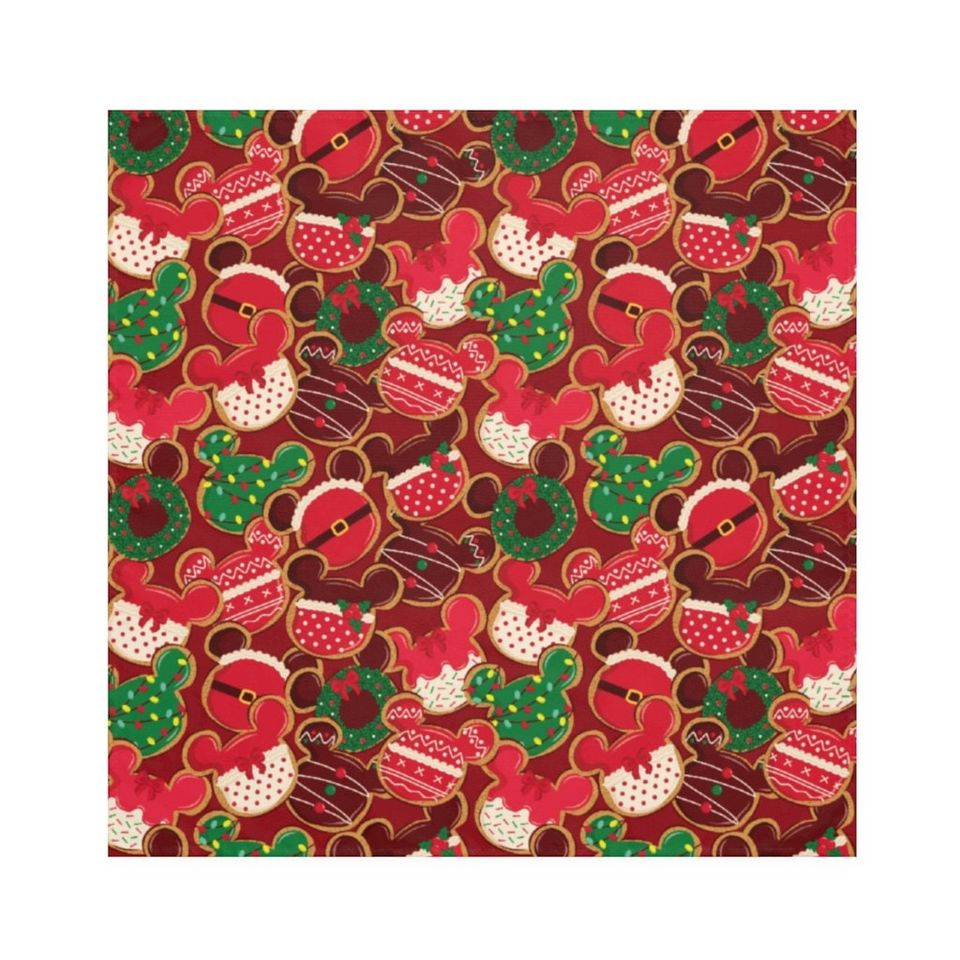 Disney Christmas Cookies Cute Napkins